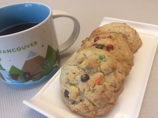 M & M Peanut Butter Cookies